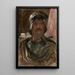 Autoportrait en armure - Lovis Corinth — ingelijst kunstwerk aan de muur