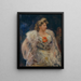 La chanteuse Frieda Halbe - Lovis Corinth — ingelijst kunstwerk aan de muur