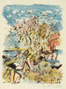 Prairie met ooievaar en kikker - Lovis Corinth — weergave van het kunstwerk