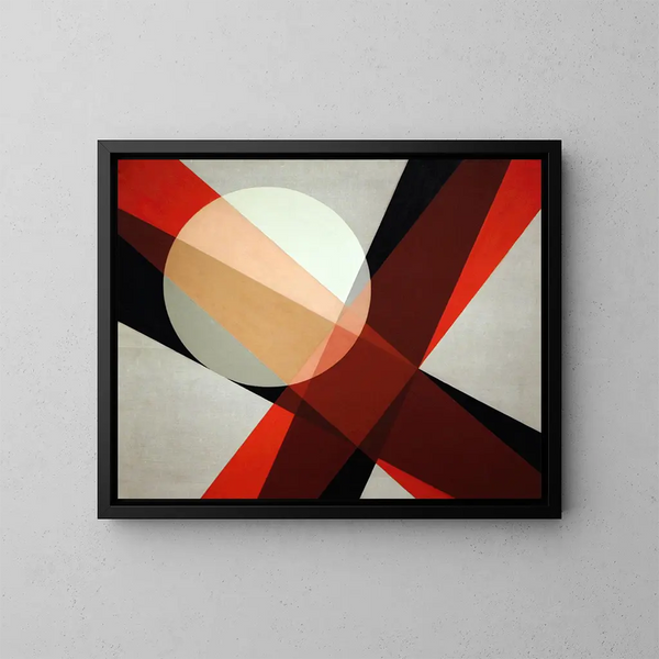 A 19 - László Moholy-Nagy — ingelijst kunstwerk aan de muur