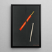Collage met drie elementen - László Moholy-Nagy — weergave van het kunstwerk