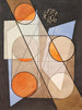 compositie met symmetrische cirkels - László Moholy-Nagy — weergave van het kunstwerk