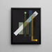 Constructie - László Moholy-Nagy — ingelijst kunstwerk aan de muur