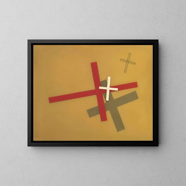 G Painting 8 - László Moholy-Nagy — framed artwork on a wall