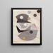 Overlappingen grijs - László Moholy-Nagy — ingelijst kunstwerk aan de muur