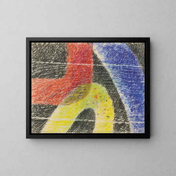 Untitled Painting - László Moholy-Nagy — framed artwork on a wall