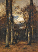 Forêt à Fontainebleau - László Pál — weergave van het kunstwerk