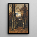 Forêt à Fontainebleau - László Pál — ingelijst kunstwerk aan de muur