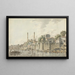 van het oude fortpoortje in Benares - Lt John Ritso — ingelijst kunstwerk aan de muur