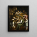 De Geboorte van Maria - Luca Cambiaso — ingelijst kunstwerk aan de muur