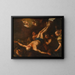 Kruisiging van Sint-Pieter - Luca Giordano — ingelijst kunstwerk aan de muur