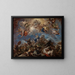 Judith met het hoofd van Holofernes - Luca Giordano — ingelijst kunstwerk aan de muur