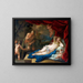 Jupiter en Antiope - Luca Giordano — ingelijst kunstwerk aan de muur