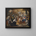 L'Adoration des Mages - Luca Giordano — ingelijst kunstwerk aan de muur