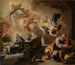 Het droom van Sint-Jozef - Luca Giordano — weergave van het kunstwerk