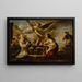Het Offer van Manoah - Luca Giordano — ingelijst kunstwerk aan de muur