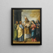 De presentatie in de tempel - Luca Longhi — ingelijst kunstwerk aan de muur
