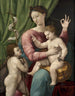 Maria met het kind en de kleine Sint-Jan-Baaltja - Luca Penni — weergave van het kunstwerk