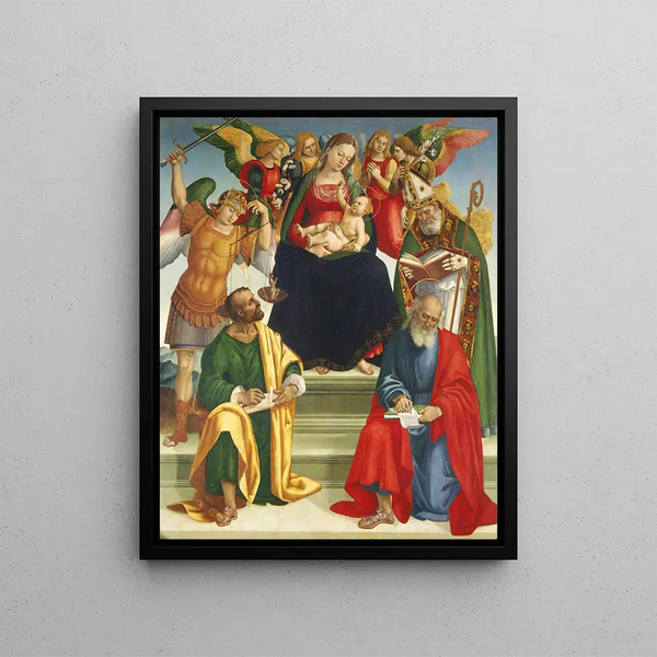 Luca Signorelli - Madonna and Child with Saints and Angels.webp