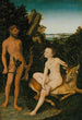 Apollon et Diane - Lucas Cranach l'Ancien — weergave van het kunstwerk