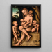 Charité - Lucas Cranach l'Ancien — ingelijst kunstwerk aan de muur