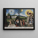 Verdoemenis en verlossing - Lucas Cranach de Oude — ingelijst kunstwerk aan de muur