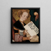Heilige met perkament - Lucas Cranach de Oude — ingelijst kunstwerk aan de muur