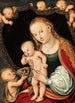 Maagd met Kind met de jonge Sint-Jan de Doper - Lucas Cranach de Oude — weergave van het kunstwerk