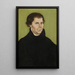 Martin Luther - Lucas Cranach l'Ancien — ingelijst kunstwerk aan de muur