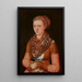 Portret van Anna Buchner née Lindacker - Lucas Cranach de Oude — ingelijst kunstwerk aan de muur