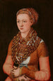 Portret van Anna Buchner née Lindacker - Lucas Cranach de Oude — weergave van het kunstwerk