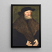 Portret van Hertog Hendrik de Pieux van Saksen - Lucas Cranach de Oude — ingelijst kunstwerk aan de muur