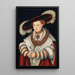 Portret van Madeleine de Saxe, echtgenote van keurvorst Joachim II van Brandenburg - Lucas Cranach de Oude — ingelijst kunstwerk aan de muur