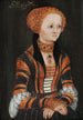 Portret van Sint-Brigida van Zweden - Lucas Cranach de Oude — weergave van het kunstwerk
