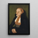 Portret van een dame - Lucas Cranach de Oude — ingelijst kunstwerk aan de muur