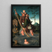 Sint-Christoffel - Lucas Cranach de Oude — ingelijst kunstwerk aan de muur