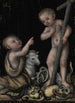 L'Enfant Jésus en Sint-Jansbeeld - Lucas Cranach de Oude — weergave van het kunstwerk