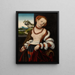 Het zelfmoord van Lucretia - Lucas Cranach de Oude — ingelijst kunstwerk aan de muur