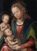 Maagd met Kind, vereerd door Sint-Jan de Doper - Lucas Cranach de Oude — weergave van het kunstwerk