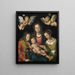 Maagd met Kind met de heiligen Catharina en Barbara - Lucas Cranach de Oude — ingelijst kunstwerk aan de muur