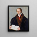 Portrait of Philipp Melanchthon - Lucas Cranach the Younger — framed artwork on a wall