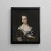 Beata Elisabeth von Königsmarck - Lucas von Breda — ingelijst kunstwerk aan de muur