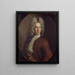 Zelfportret - Lucas von Breda — ingelijst kunstwerk aan de muur