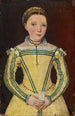 Portrait de Dorothea Curio fille du professeur Celio Secondo Curio - Lucca — weergave van het kunstwerk