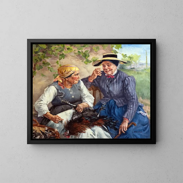 Cancans - Luce Boyals — framed artwork on a wall
