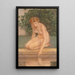 Près d'une claire fontaine - Lucia Fairchild Fuller — ingelijst kunstwerk aan de muur