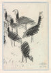 Six oiseaux - Lucien Pissarro — weergave van het kunstwerk