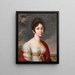 Portret van een vrouw - Lucille Foullon — ingelijst kunstwerk aan de muur