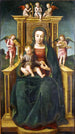 La Vierge et l'Enfant en majesté - Ludovico Brea — weergave van het kunstwerk