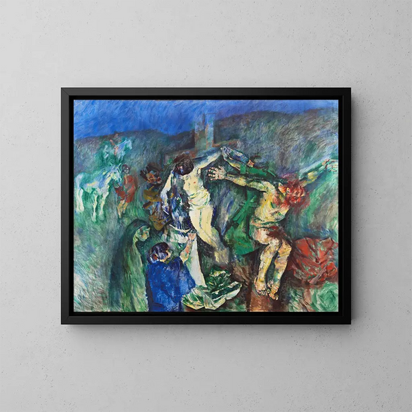 Calvaire - Ludvig Karsten — framed artwork on a wall